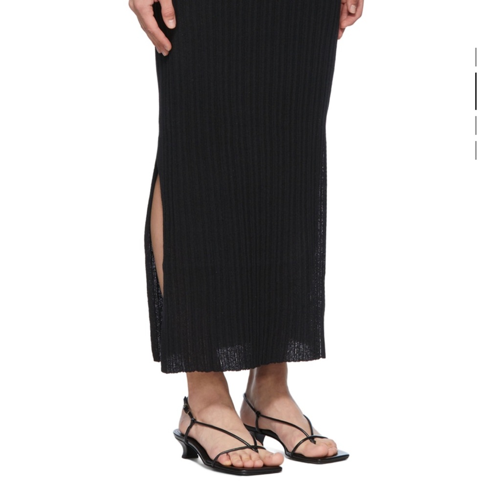 By Malene Birger Irvana Ribbed Knit Maxi Skirt S NWOT